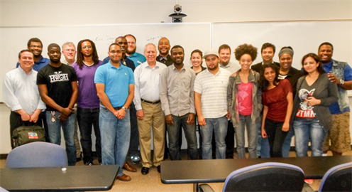 PVAMU students and faculty with Deputy Assistant Secretary of Energy Dr. John Kelly