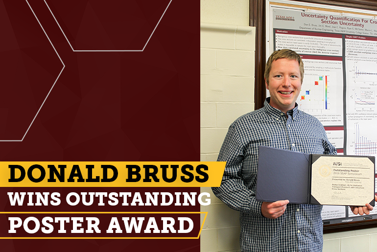 Banner of Donald Bruss Wins Outstanding Poster Award