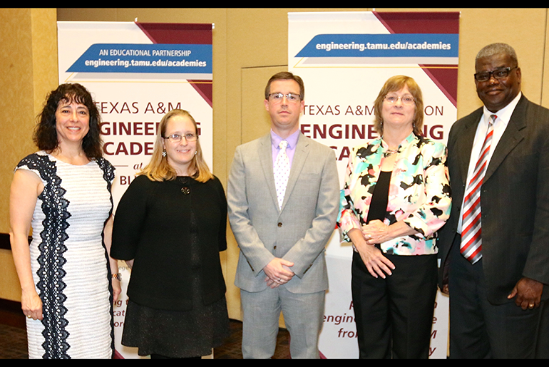 Regent Mendoza, Dr. Kelli Davis,  Andrew Vines, Dr. Karen Duston, and Dr. Stephen L. Jones.