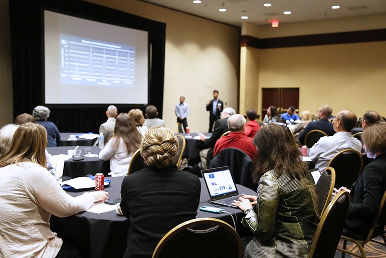 Engineering Experience Conference WIth Attendees And Presenters