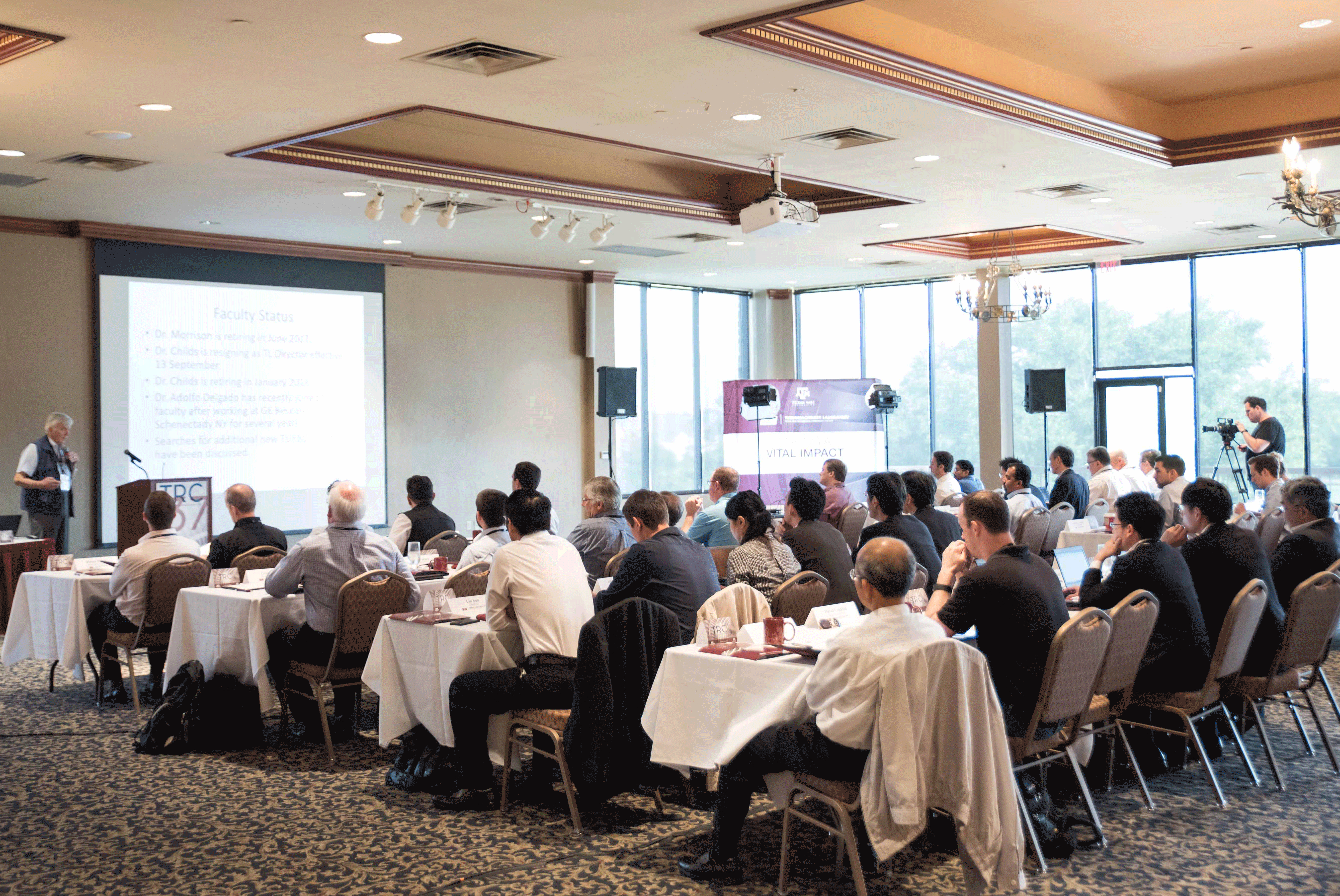 Turbomachinery research committee holding an annual meeting.