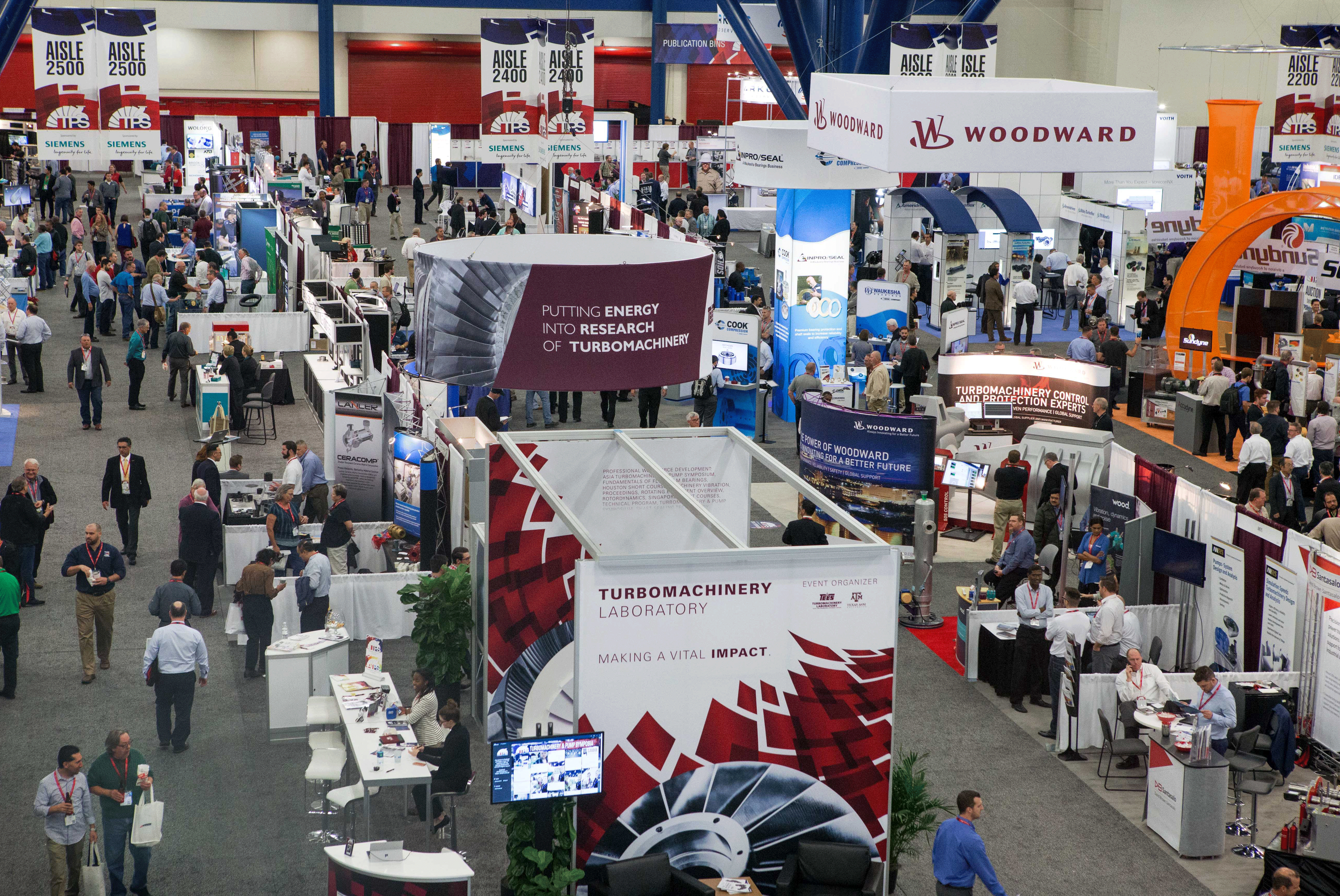 Wide shot of Turbo Machinery Symposium 