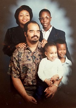 Family photo of Dr. Cortlan Wickliff, when he was a child.