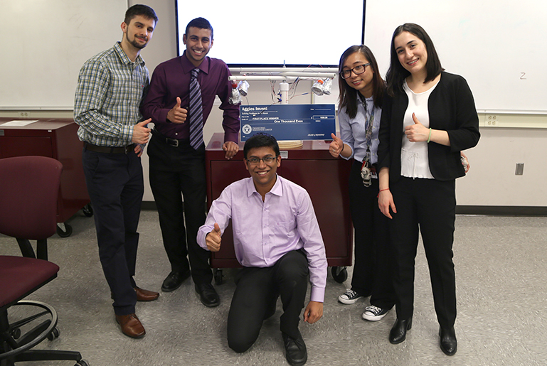 Invent for the Planet winning team.
