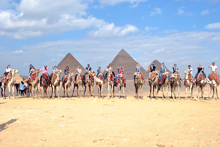 Kids on camels