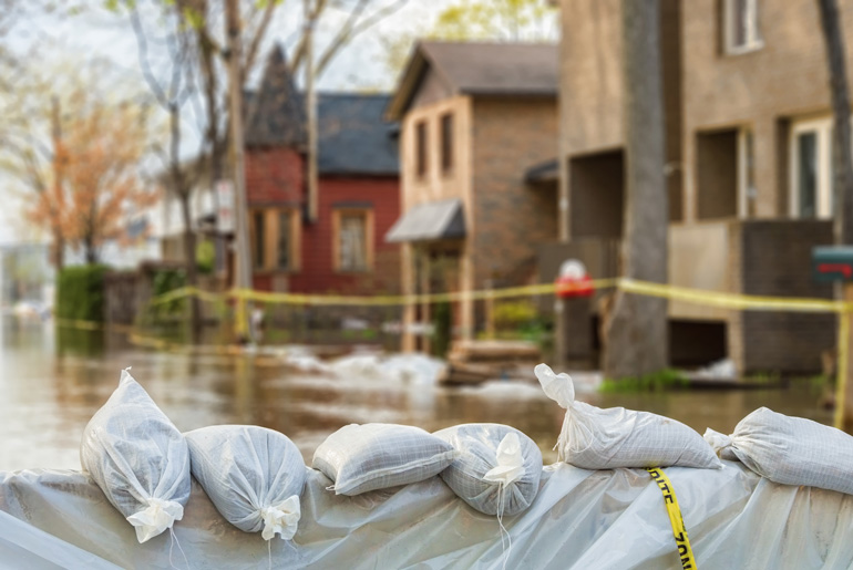 Flooding barricade