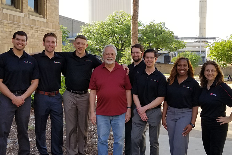 Group photo of Capstone team Techtris.