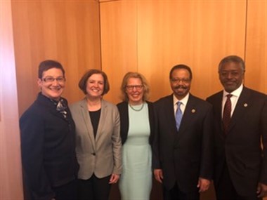 Dr. Carrie Byington, Dr. M. Katherine Banks, Dr. Roderic I. Pettigrew