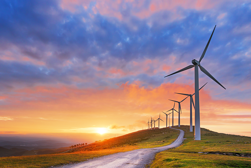 wind turbines