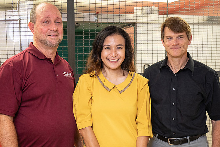 Drs. Tom Conroy, Sophit Pongpun and Marvin Adams. 