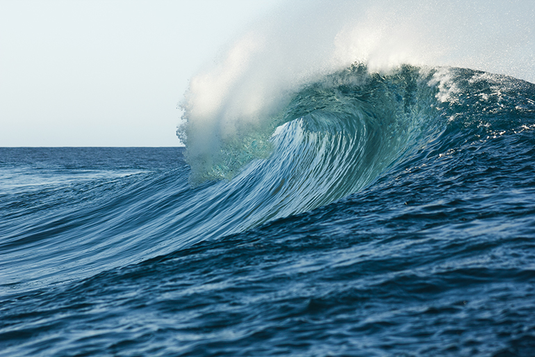 Large ocean wave
