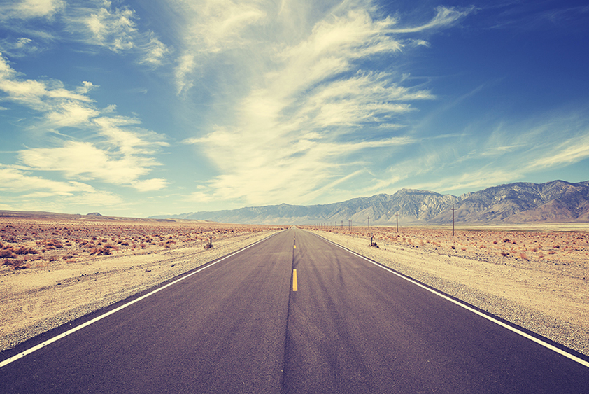 Deserted highway