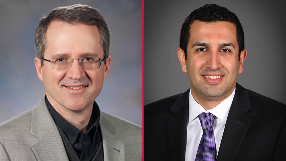 Head shots of Dr. Tim Davis and  Dr.  Roozbeh Jafari.