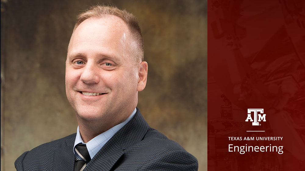 Dr. Rodney Bowersox with Texas A&amp;M Engineering logo.