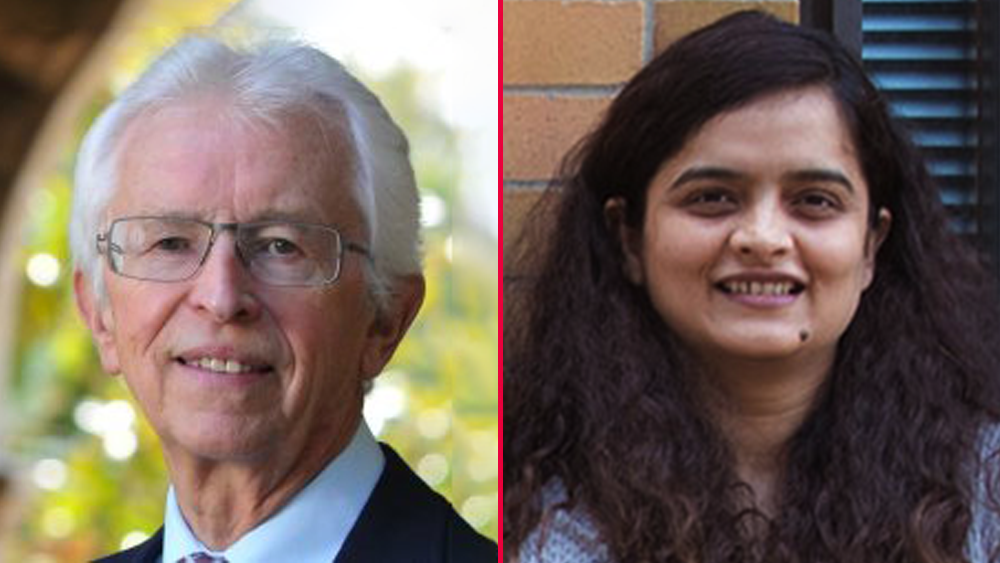 Dr. Siegfried Hecker and Dr. Farheen Naqvi.