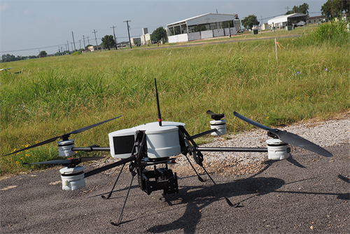 Drone At An Open Field